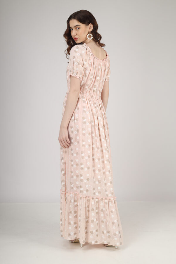 Off-Shoulder Floral Printed Dress4