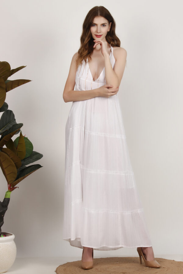 Relaxed White Maxi Dress1