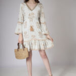 Tassel Printed Tropical dress