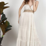 White Boho Long Dress