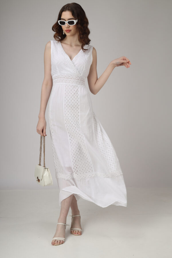 White Long Summer Dress1