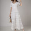 Classic White Lace Dress