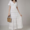 Classic White Lace Dress1
