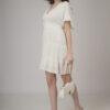 Classic White Short Dress1