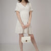 Classic White Short Dress2