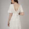 Classic White Short Dress4