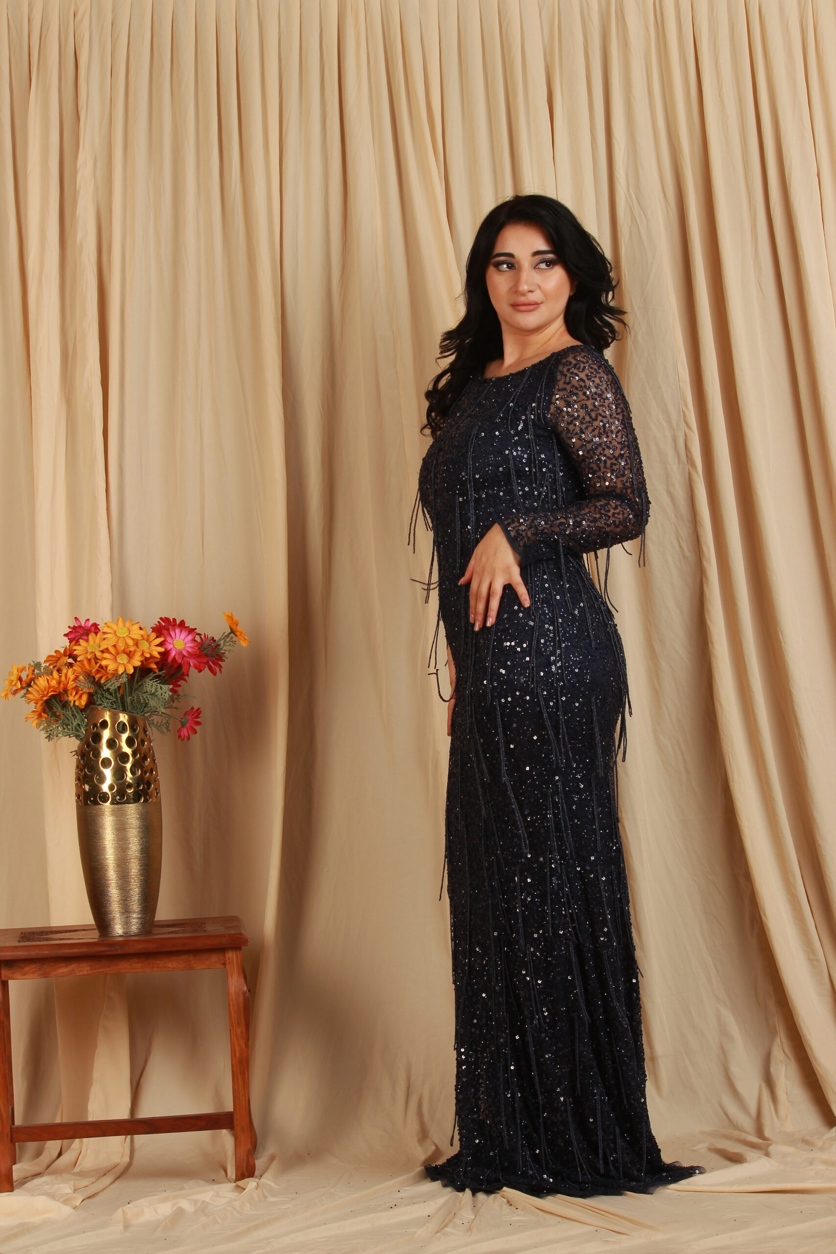 Shanaya Kapoor Adds Sparkle to The Night in Sheer Black Dress