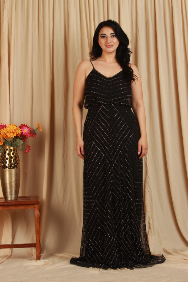 Timeless Black Long Gown